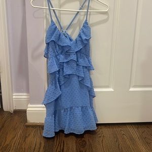 NBD Mugsy Mini Dress Periwinkle